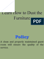 Learn How To Dust The Furniture