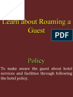 Learn About Roaming A Guest