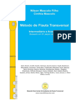 Mascolo, Método de Flauta Transversal Int & Av - Baseado em 81 peças clássicas