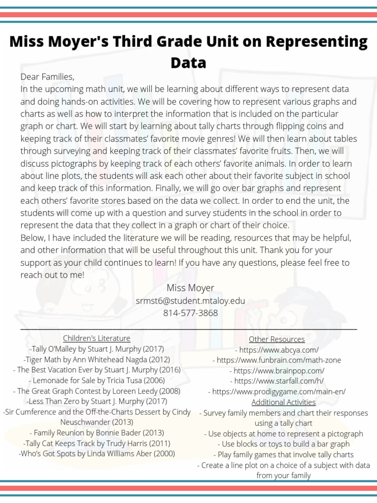 Third Grade Data Representation Unit | PDF | Teaching Mathematics