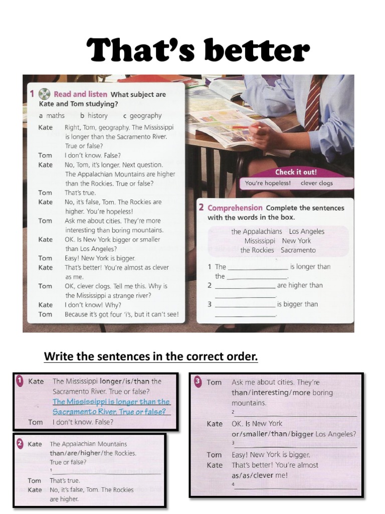 Sentence Order Correction Guide | PDF
