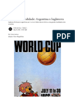 1966-Nasce Uma Rivalidade - Argentina X Inglaterra