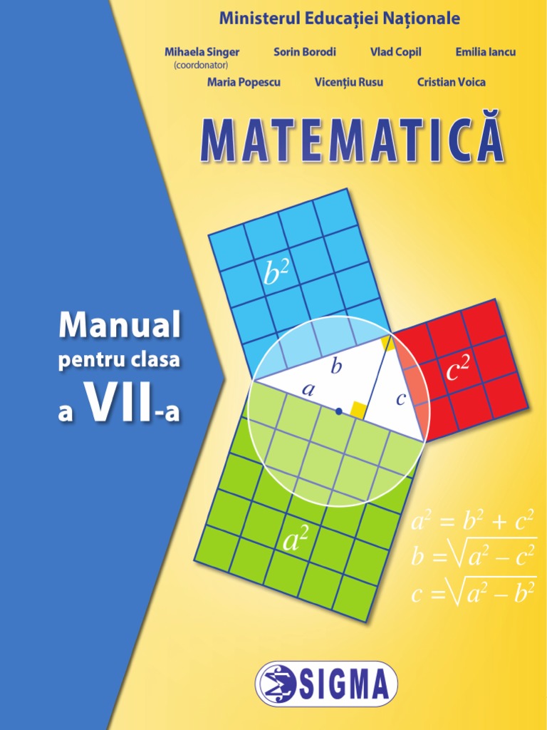 Admin Preservative fan Manual Matematica Cls 7 - 2019 | PDF