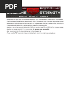 Gaglione Strength 6 Week Peaking Program