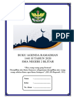 Buku Agenda Ramadhan SMADA Blitar 1441 H Tahun 2020