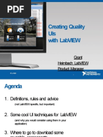 Creating Quality UIs With Labview