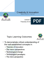 Cri Lecture Obe 2 Theories of Innovation