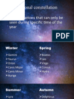 Seasonal Constellations