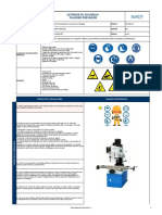 Estándar de Seguridad y Lista de Inspección Taladro Fresador