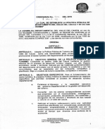 ORDENAZA 506 DE 2019 POLITICA PUBLICA DE TURISMO