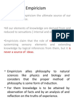  Empiricism and Critical Theory of Kant