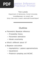 Bayesian Inference: A Practical Primer: Outline