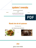 Verbsystem I Svenska