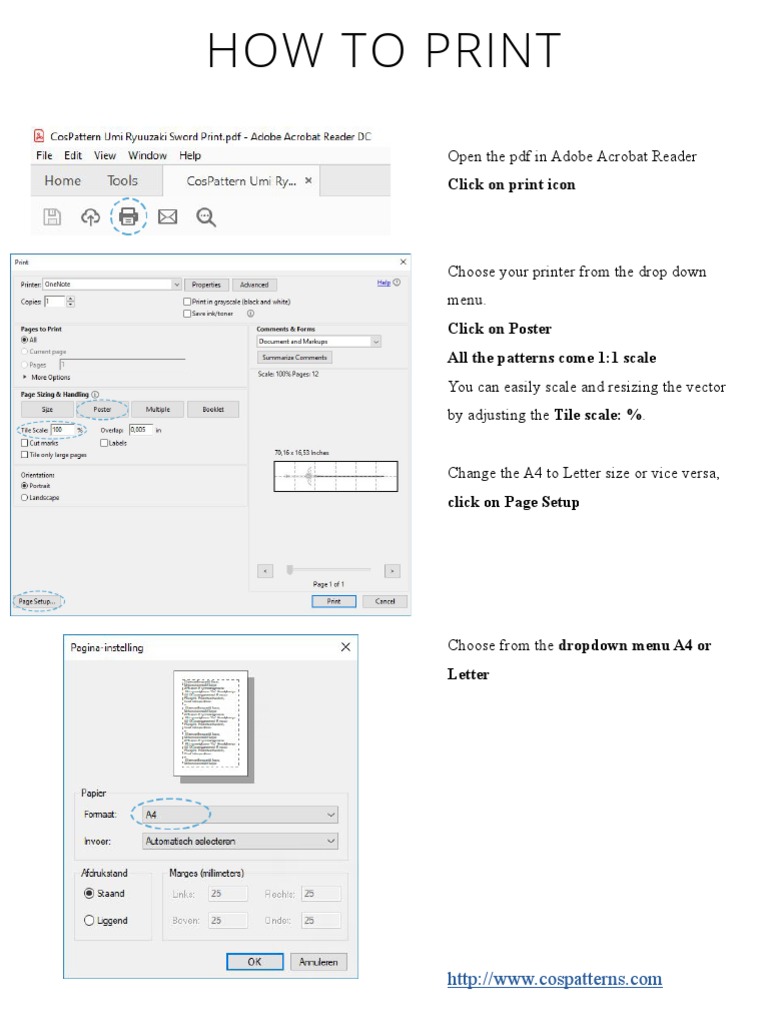 Open The PDF in Adobe Acrobat Reader: Click On Print Icon | PDF
