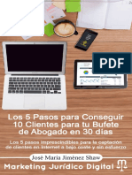 Ebook Los 5 Pasos para Conseguir 10 Clientes para Tu Bufete de Abogado en 30 Días