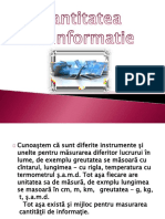 Cantitatea de Informatie