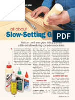 Slow-Setting Glues Provide Extra Assembly Time