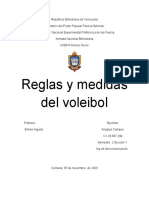 Reglas y Medidas Del Voleibol