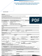 Guía para La Inscripción O Reactivación en El Ruc de Personas Naturales Sin Negocio