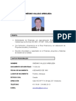 Perfil Onésimo Vallejo Arboleda administrador empresas
