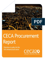 CECA Procurement: Directions in Policy For The UK's Infrastructure Sector