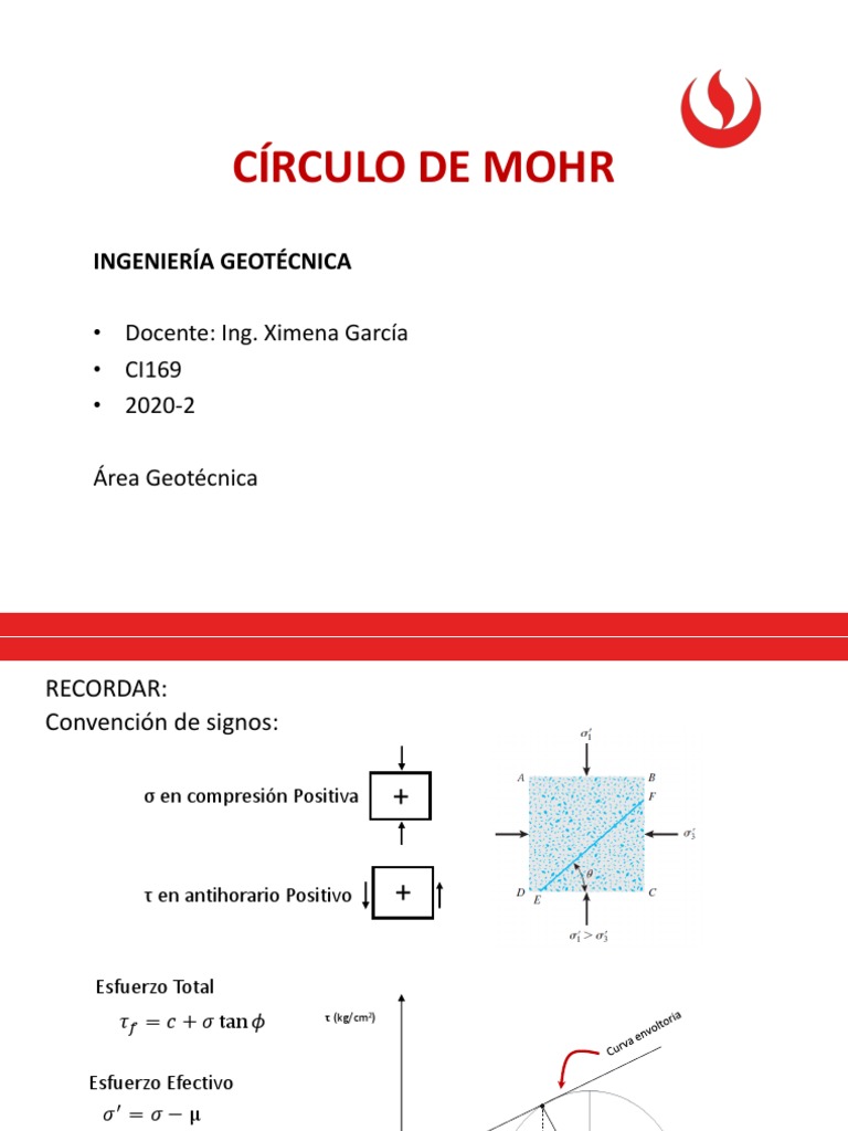 Cálculo de Esfuerzos en Círculo de Mohr | PDF | Mecánica | Ingeniería ...