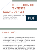 CÓDIGO DE ÉTICA DO ASSISTENTENTE SOCIAL DE 1965
