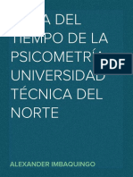 Linea Del Tiempo de La Psicometría - Universidad Técnica Del Norte