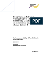 Nokia Siemens Networks GSM/EDGE BSS, Rel. RG10 (BSS), Operating Documentation, Issue 06, Doc Change Delivery 3