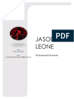 Jason Leone Musical Resume
