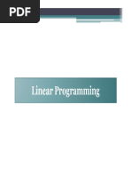 Linear Programming