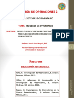 IO2 - Modelos de Inventarios - Clase 3 PDF