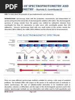 Download SPECTROPHOTOMETRY AND COLORIMETRY by HarishU SN48568003 doc pdf