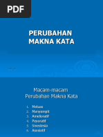 Pergeseran Makna Kata