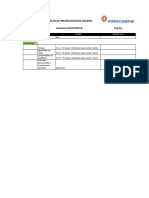 Plan de Preservacion de Equipos Jameson Cell PO 0011A: No. de TAG Item Tarea Intervalo