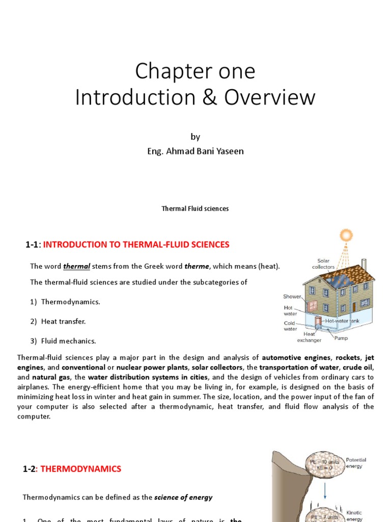 Chapter One (Introduction Overview) | PDF | Heat | Heat Transfer
