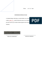 Documento de Conformidad - CON LOGO