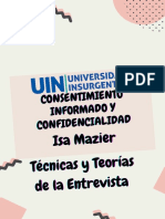 Consentimiento Informado y Confidencialidad