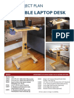 Adjustable Laptop Desk: Project Plan