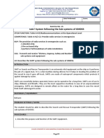 SART System Following The Sub-Systems of GMDSS: Name: Date Performed: Score