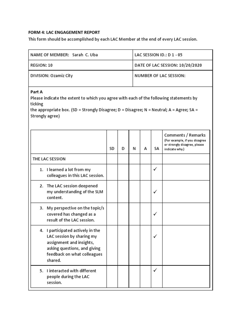 Form-4.-LAC-Engagement-Report OCT.22 PDF | PDF | Business