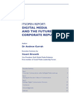 ItsOpen Report - Digital Media and the Future of Corporate Reputation