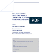 ItsOpen Report - Digital Media and The Future of Corporate Reputation