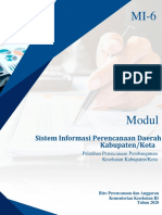 #1. Modul MI 6 Sistem Infromasi Perencanaan PDF