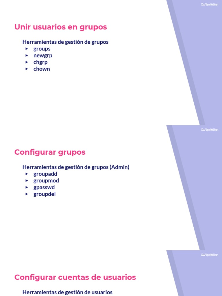 Gestión de Grupos y Usuarios en Linux | PDF | Finanzas y dinero