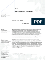 Stabilité Des Pentes PDF