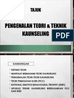 Pengenalan Teori Dan Teknik Kaunseling PDF