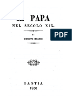 Giuseppe Mazzini - Il papa nel secolo XIX