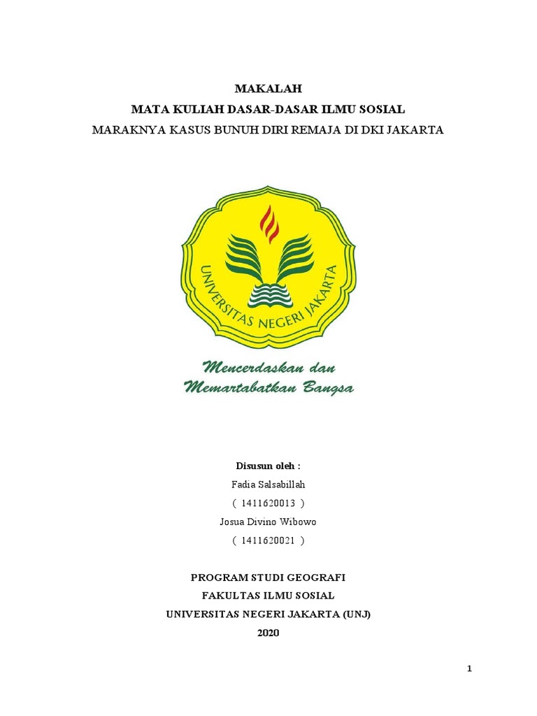 Makalah Bunuh Diri | PDF