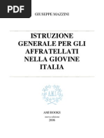 Download Giuseppe Mazzini - Istruzione generale per gli affratellati nella Giovine Italia by mrtone SN4857169 doc pdf